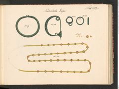 Seite 109 des Tafelbandes "Abbildungen über die aufgefundenen Altertums=Gegenstände […] zu Hallstatt […] 1846 bis einschlüßig 1849", Signatur 3.185 c